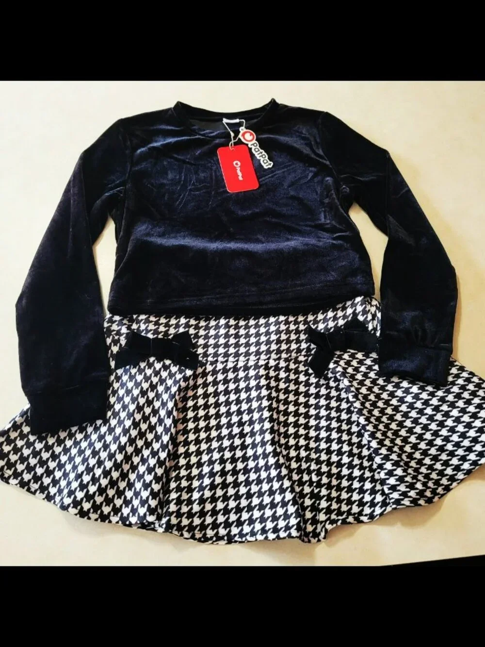 Girls size 11/12 PatPat Top/Skirt set
